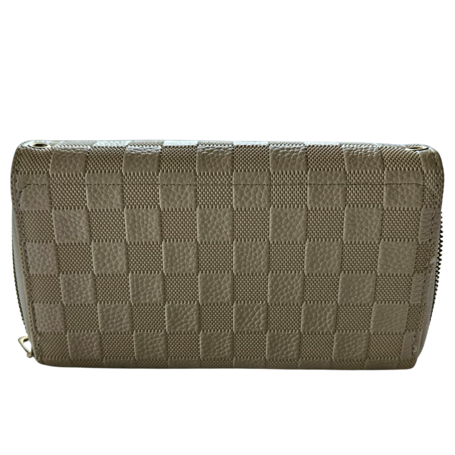 Elegant Checkered Wallet Sling