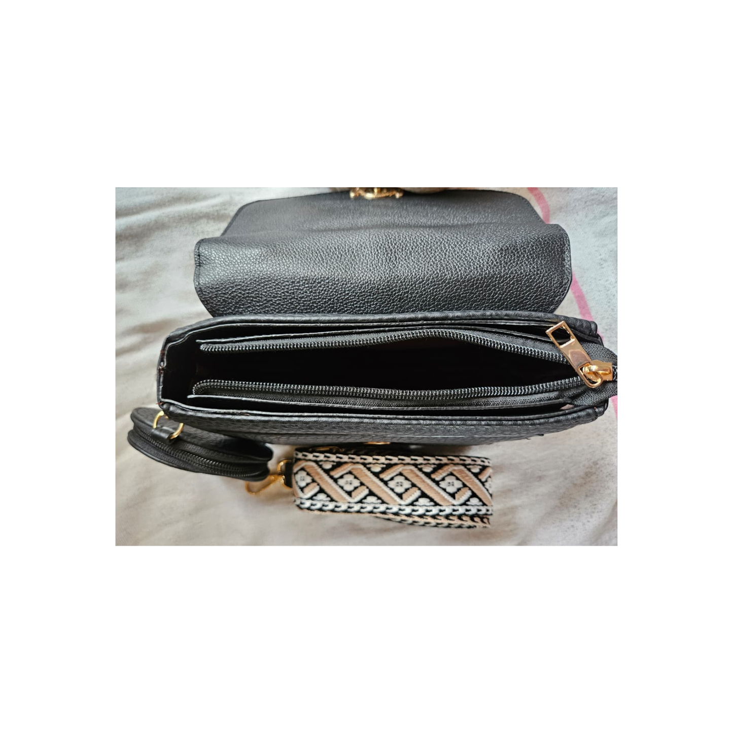Black Textured BAG