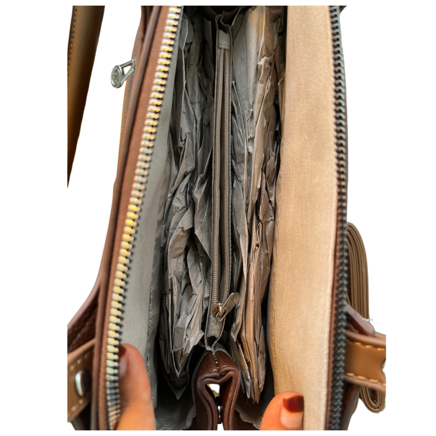 Classic Brown Handbag with Sling
