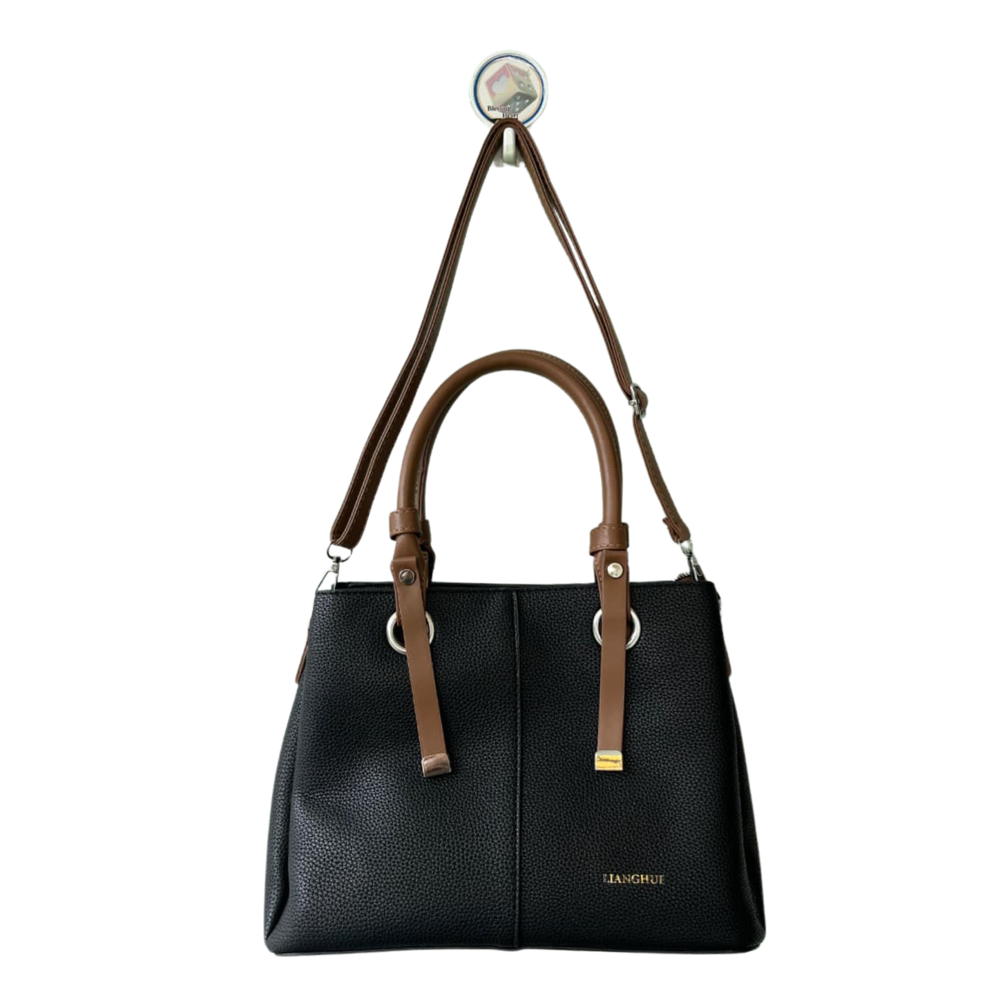 Dual Tone Premium Handbag with Sling